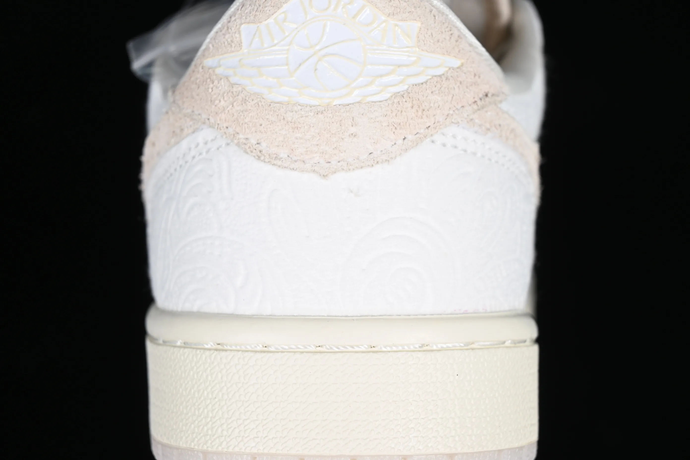 All categories Air Jordan Jordan series basketball shoes Air Jordan 1 Low Z version CP3 x Air Jordan 1 AJ1 Joe 1 embossed white low-top cultural casual sneakers FZ0455-200